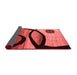 Abstract Red Modern Area Rugs