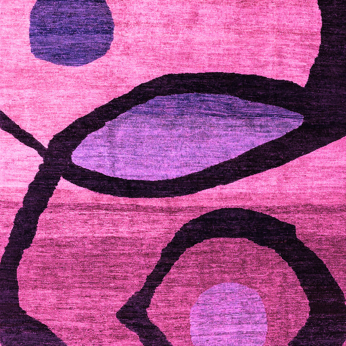 Machine Washable Abstract Pink Modern Rug, wshabs3053pnk