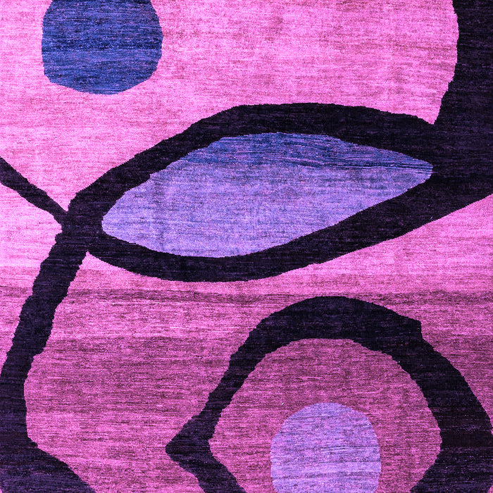 Machine Washable Abstract Purple Modern Area Rugs, wshabs3053pur