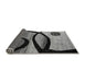 Sideview of Abstract Gray Modern Rug, abs3053gry