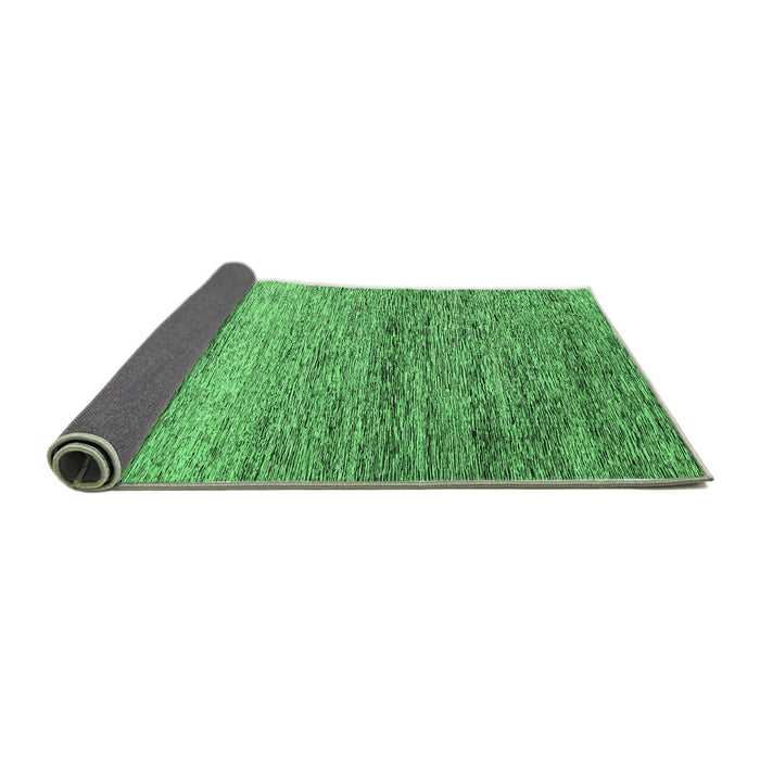 Sideview of Oriental Emerald Green Modern Rug, abs3054emgrn