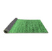 Sideview of Oriental Emerald Green Modern Rug, abs3054emgrn