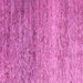 Square Oriental Pink Modern Rug, abs3054pnk