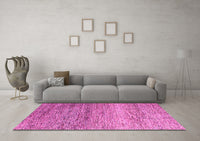 Machine Washable Oriental Pink Modern Rug, wshabs3054pnk