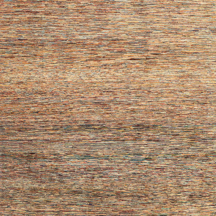 Square Abstract Yellow Oriental Rug, abs3054