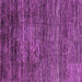 Square Machine Washable Oriental Purple Modern Area Rugs, wshabs3055pur