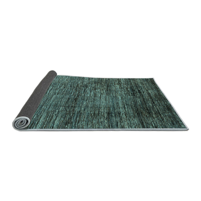 Sideview of Oriental Light Blue Modern Rug, abs3055lblu