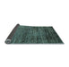 Sideview of Oriental Light Blue Modern Rug, abs3055lblu