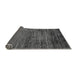 Sideview of Oriental Gray Modern Rug, abs3055gry