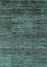 Oriental Light Blue Modern Rug, abs3055lblu