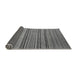 Sideview of Abstract Gray Modern Rug, abs3056gry