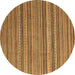 Round Machine Washable Abstract Brown Modern Rug, wshabs3056brn