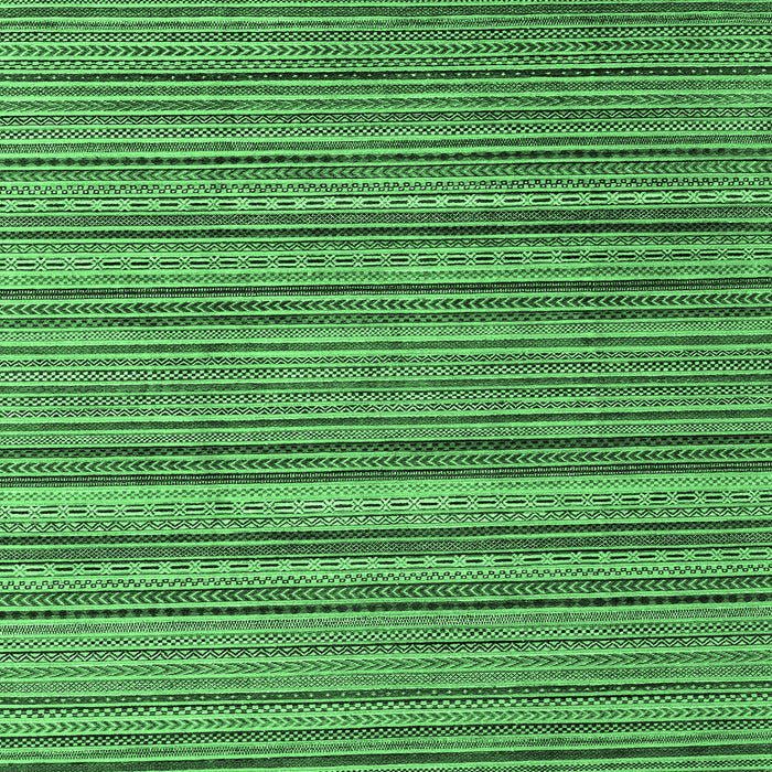 Square Abstract Emerald Green Modern Rug, abs3056emgrn