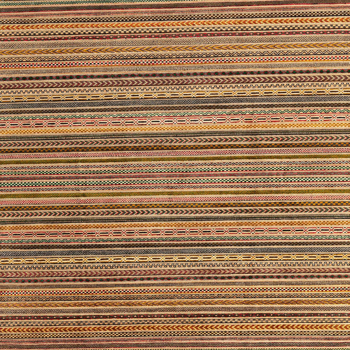 Square Abstract Dark Sienna Brown Modern Rug, abs3056