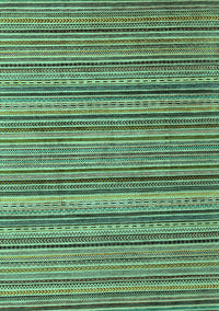 Abstract Turquoise Modern Rug, abs3056turq