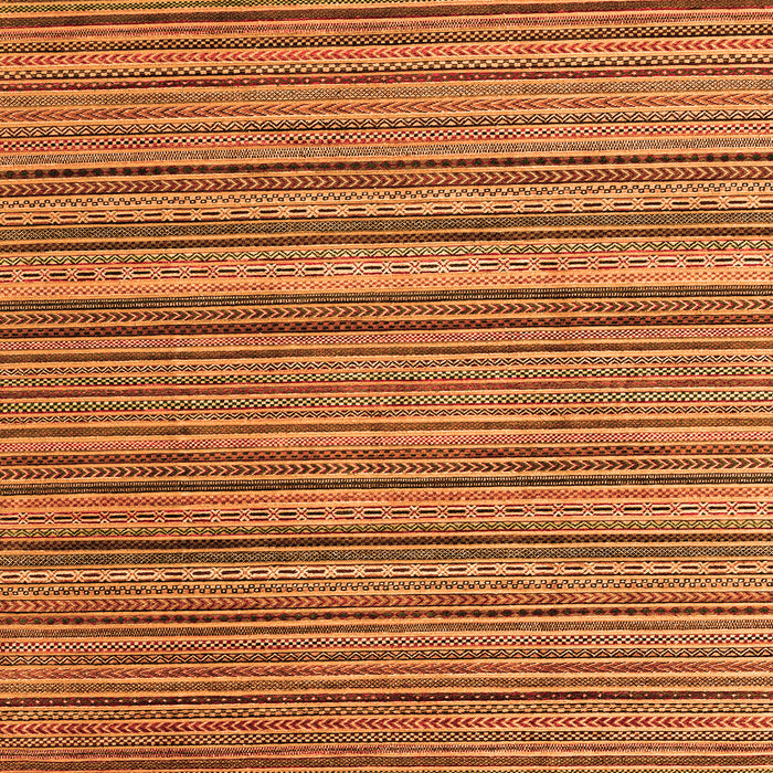 Square Abstract Orange Modern Rug, abs3056org