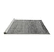 Sideview of Machine Washable Abstract Gray Modern Rug, wshabs3057gry