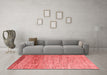 Modern Red Washable Rugs