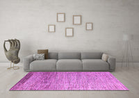 Machine Washable Abstract Purple Modern Rug, wshabs3057pur