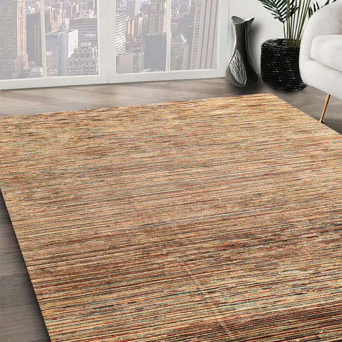 Machine Washable Abstract Red Rug in a Family Room, wshabs3057