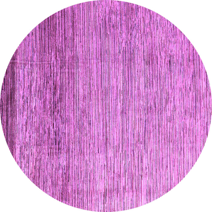 Round Machine Washable Abstract Purple Modern Area Rugs, wshabs3057pur