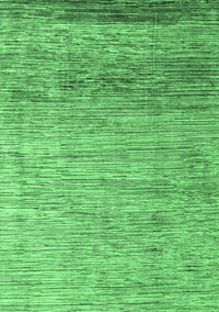 Abstract Emerald Green Modern Rug, abs3057emgrn