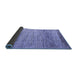 Sideview of Abstract Blue Modern Rug, abs3057blu