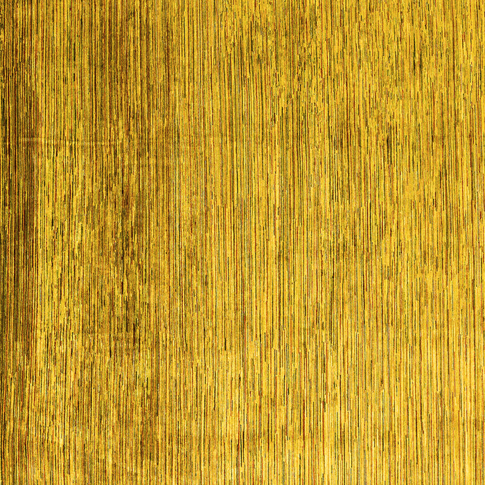 Square Abstract Yellow Modern Rug, abs3057yw
