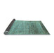 Sideview of Abstract Light Blue Modern Rug, abs3057lblu