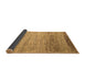 Sideview of Abstract Brown Modern Rug, abs3057brn