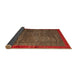 Sideview of Abstract Light Brown Modern Rug, abs3058