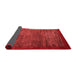 Abstract Red Modern Area Rugs