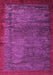 Machine Washable Abstract Purple Modern Area Rugs, wshabs3058pur