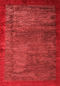 Abstract Red Modern Rug, abs3058red