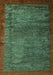 Abstract Turquoise Modern Rug, abs3058turq