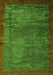 Abstract Green Modern Rug, abs3058grn