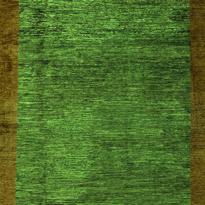 Abstract Green Modern Rug, abs3058grn