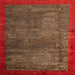 Square Abstract Light Brown Modern Rug, abs3058