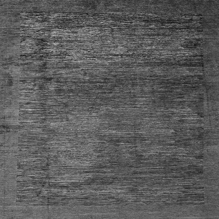 Square Abstract Gray Modern Rug, abs3058gry