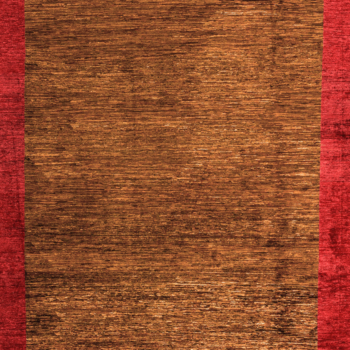 Abstract Orange Modern Rug, abs3058org