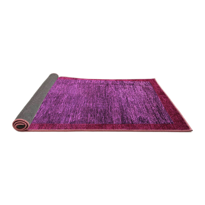 Sideview of Abstract Purple Modern Rug, abs3058pur
