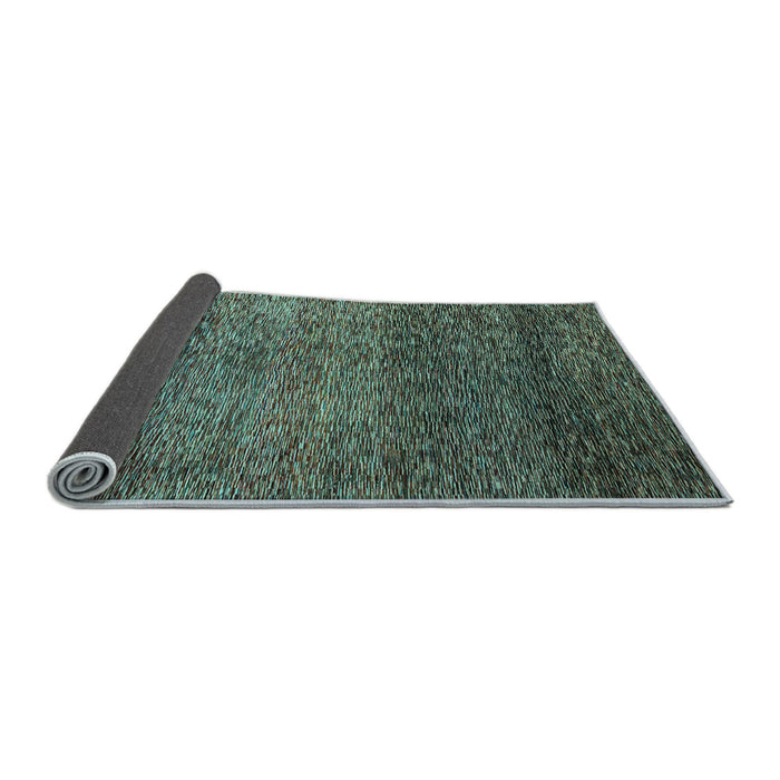 Sideview of Abstract Light Blue Modern Rug, abs3059lblu