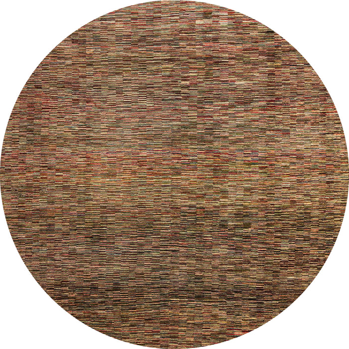 Sideview of Abstract Red Brown Modern Rug, abs3059