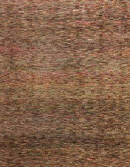 Square Abstract Red Brown Modern Rug, abs3059