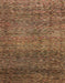 Square Abstract Red Brown Modern Rug, abs3059