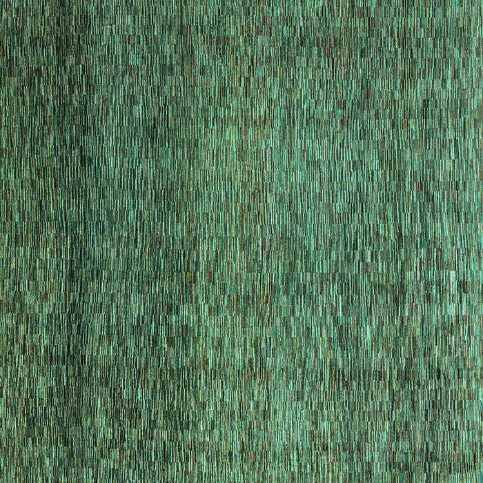 Square Abstract Turquoise Modern Rug, abs3059turq