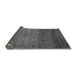 Sideview of Abstract Gray Modern Rug, abs3059gry