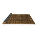 Sideview of Southwestern Brown Country Rug, abs305brn