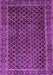 Machine Washable Southwestern Purple Country Area Rugs, wshabs305pur