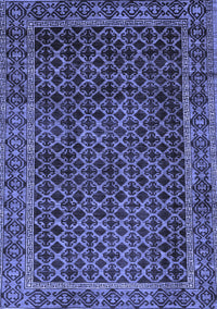 Southwestern Blue Country Rug, abs305blu